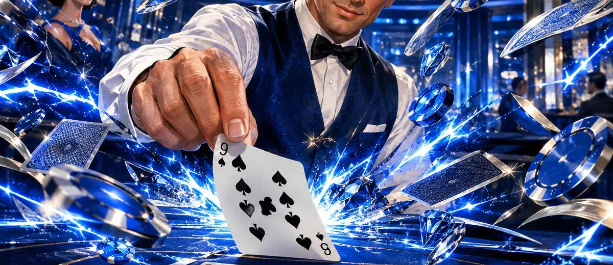 Ilustrasi baccarat table and casino dealer — panduan Mode Demo vs Uang Asli Mahabet77