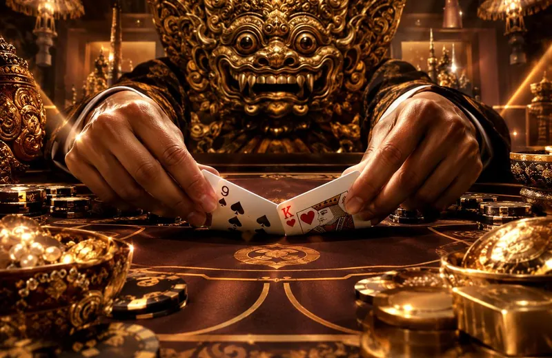 Playing cards and baccarat table dalam konteks Musik Chiptune Mahabet77